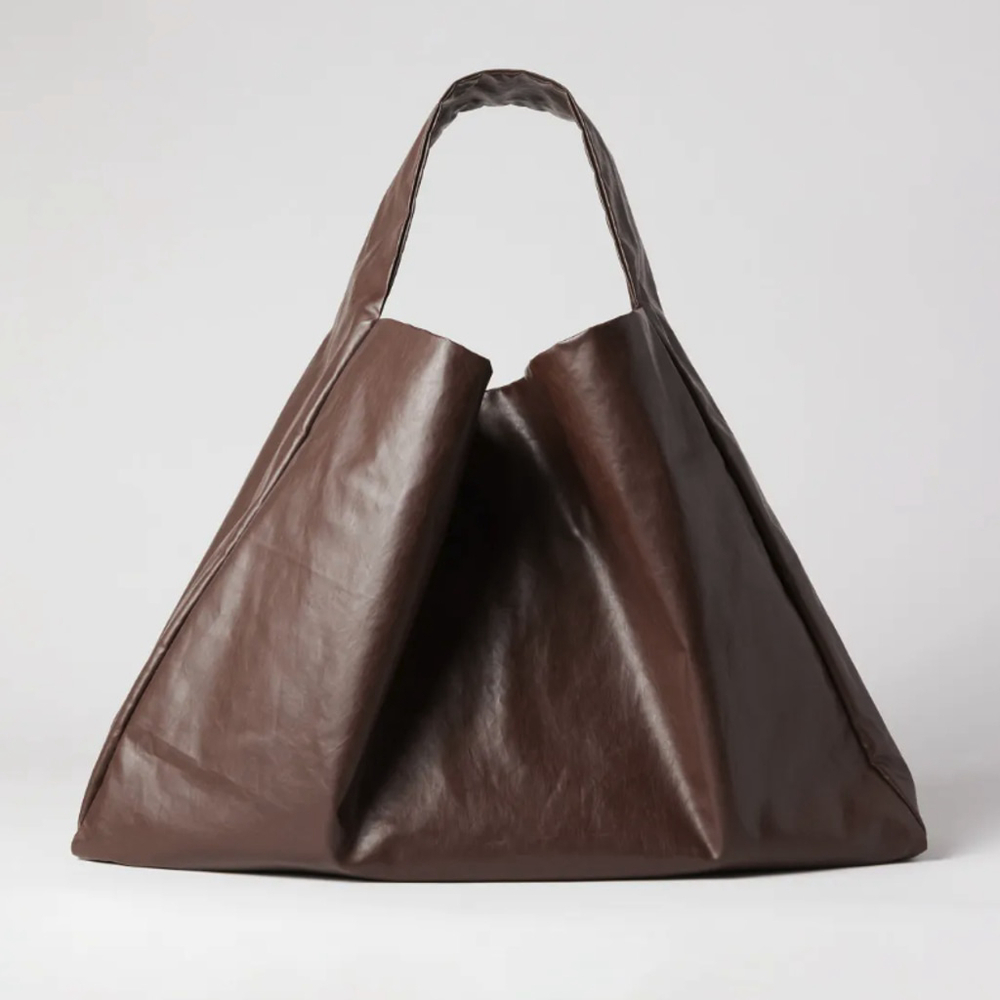 KASSL EDITIONS Tote Shoulder Bag in Brown